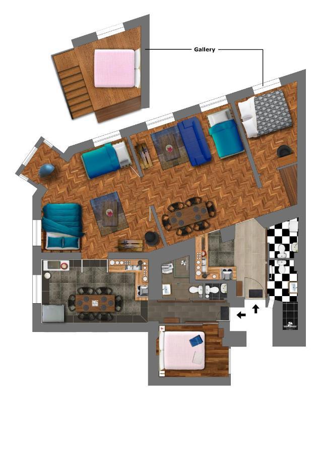 Walnuttree Loft Style Prestige Apartment Budapest Ngoại thất bức ảnh